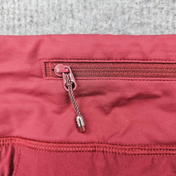 Lululemon Pace Rival Skirt Womens 10 Red Athletic Tennis Preppy Lined Athleisure - Picture 7 of 8